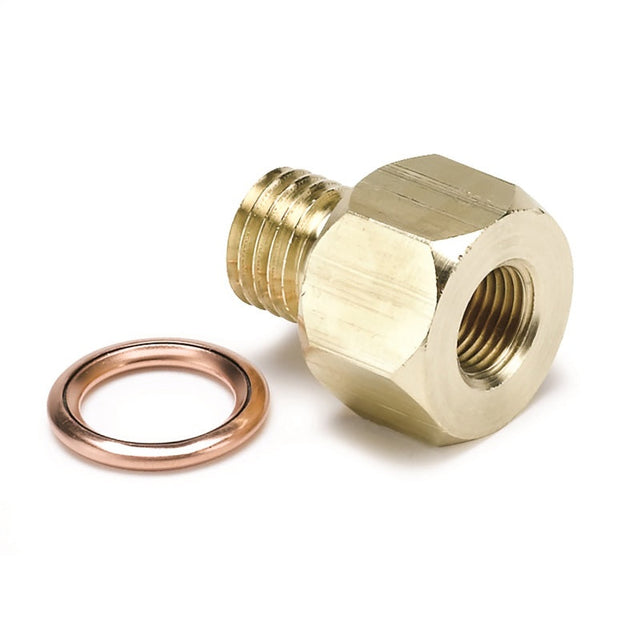 Autometer Metric Electric Temperature or Pressure Adapter - 1/8in NPT to M12x1.5 AutoMeter Gauges  AXOPROS