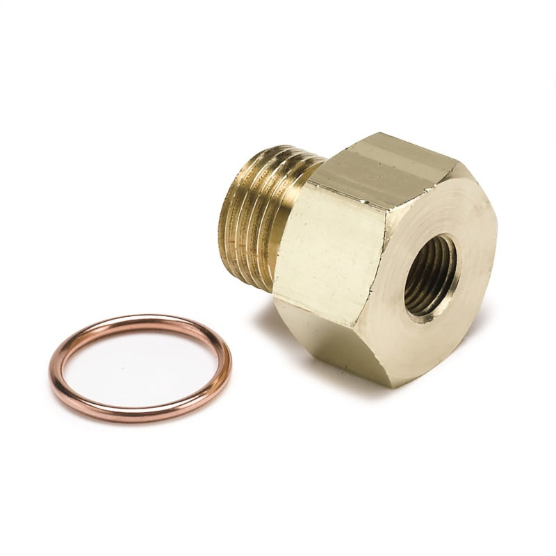 Autometer Metric Oil Pressure Adapter - 1/8in NPT to M16x1.5 AutoMeter Gauges  AXOPROS