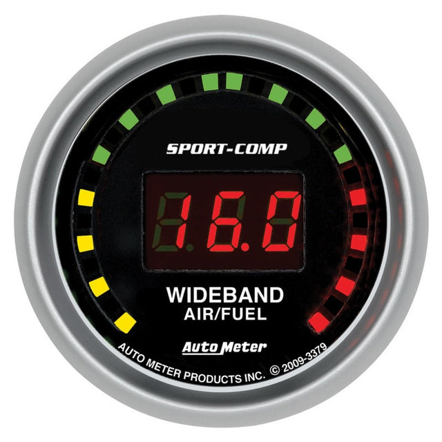 Autometer Sport-Comp 52mm Digital Wideband Air/Fuel Ratio Street Gauge AutoMeter Gauges  AXOPROS