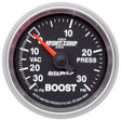 Autometer Sport-Comp II 52mm 30 PSI Mechanical Boost Vacumm Gauge AutoMeter Gauges  AXOPROS