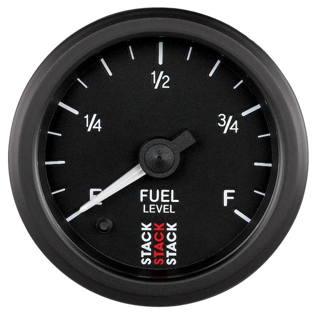 Autometer Stack Instruments 52mm 0-280 Ohm Programmable Pro Stepper Motor Fuel Level Gauge - Black AutoMeter Gauges  AXOPROS