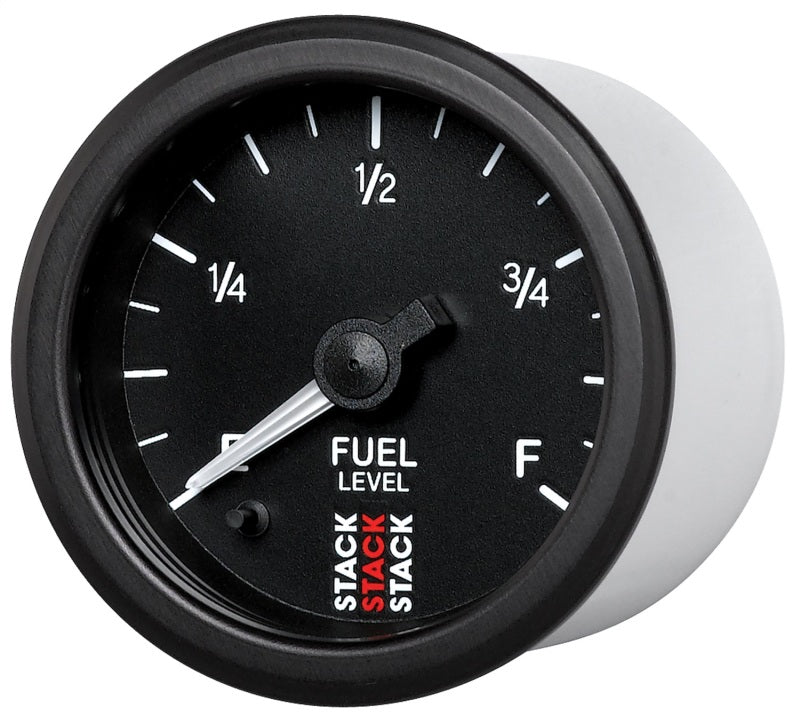 Autometer Stack Instruments 52mm 0-280 Ohm Programmable Pro Stepper Motor Fuel Level Gauge - Black AutoMeter Gauges  AXOPROS