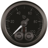 Autometer Stack Instruments Pro Control 52mm 0-100 PSI Oil Pressure Gauge - Black (1/8in NPTF Male) AutoMeter Gauges  AXOPROS