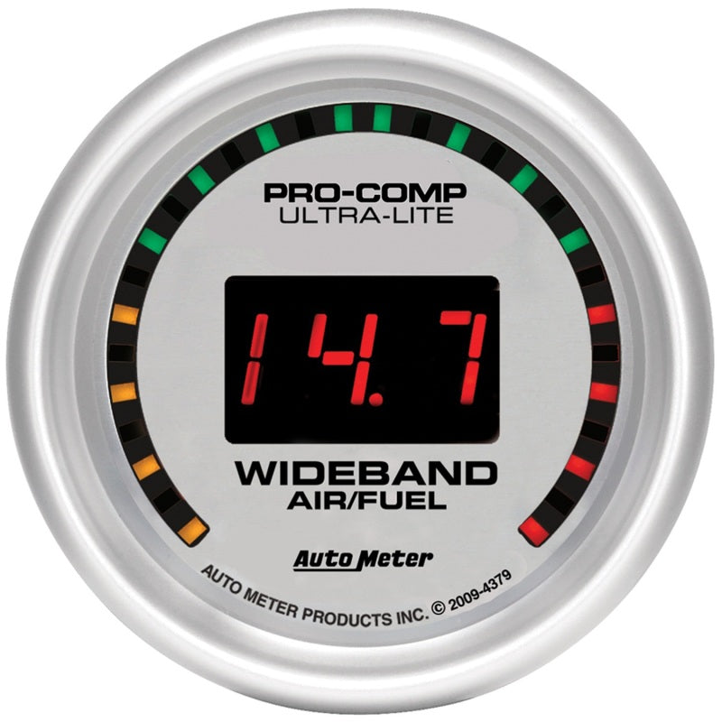 Autometer Ultra-Lite 52mm Digital Wideband Air/Fuel Ratio Street Gauge AutoMeter Gauges  AXOPROS