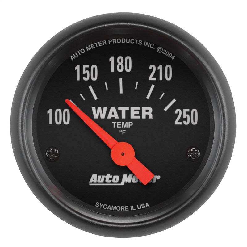 Autometer Z-Series 52mm 100-250 Degrees F. SSE Water Temp Gauge AutoMeter Gauges  AXOPROS