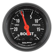 Autometer Z Series 52mm 20 PSI Mechanical Boost Vacumm Gauge AutoMeter Gauges  AXOPROS