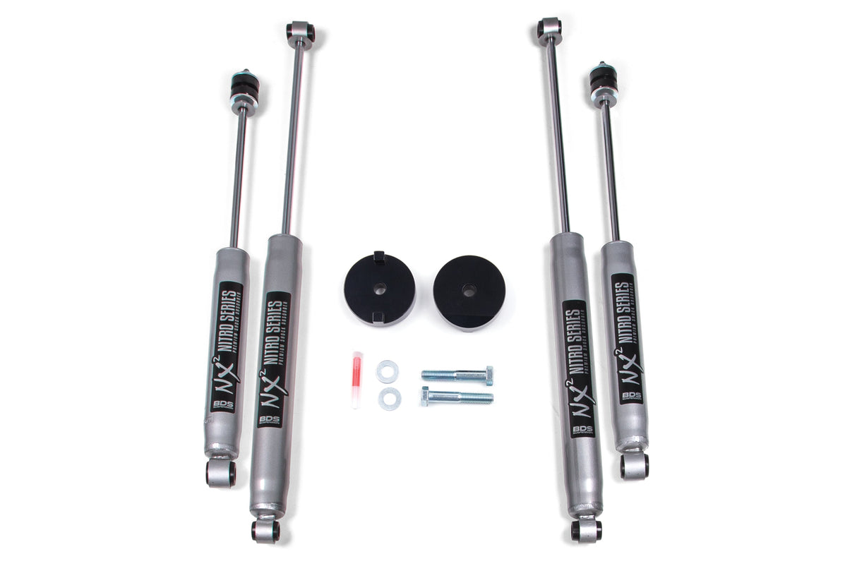 1 Inch Leveling Kit - Coil Spacer - Ford F250/F350 Super Duty (17-22) 4WD BDS Suspension Suspension Lift Kit  AXOPROS