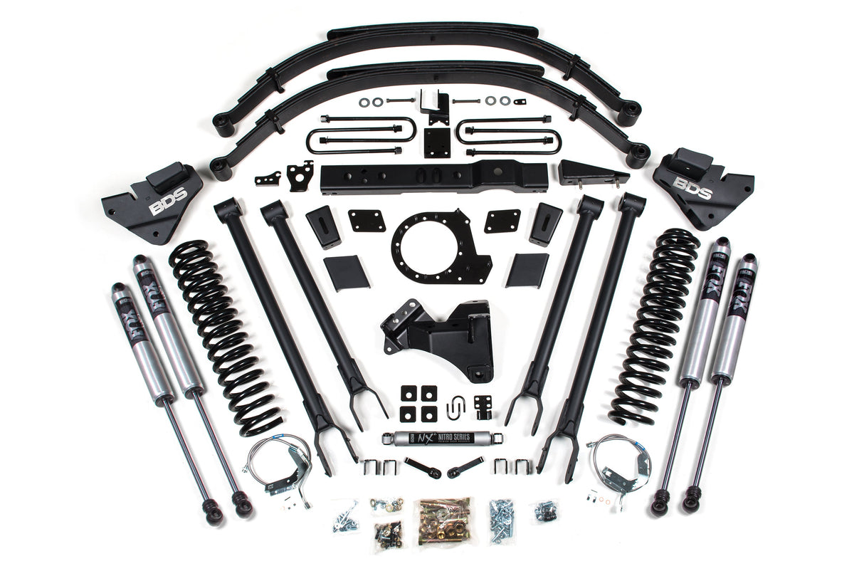 8 Inch Lift Kit - 4-Link Conversion - Ford F250/F350 Super Duty (17-19) 4WD - Diesel BDS Suspension Suspension Lift Kit  AXOPROS