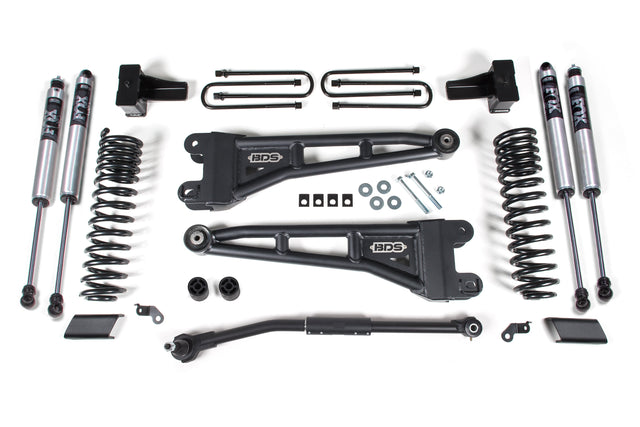 2.5 Inch Lift Kit W/ Radius Arm - Ford F250/F350 Super Duty (17-19) 4WD - Diesel BDS Suspension Suspension Lift Kit  AXOPROS