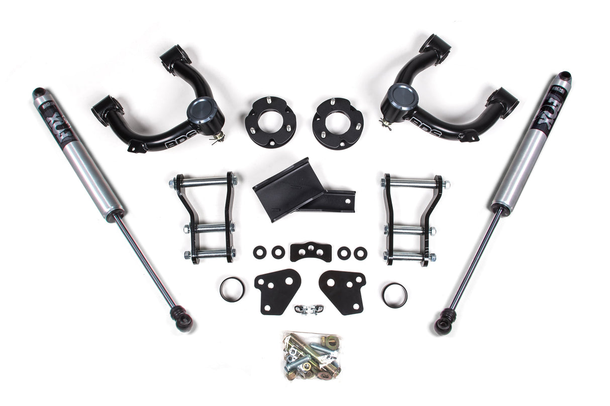 3.5 Inch Lift Kit - Ford Ranger (19-23) 4WD BDS Suspension Suspension Lift Kit  AXOPROS