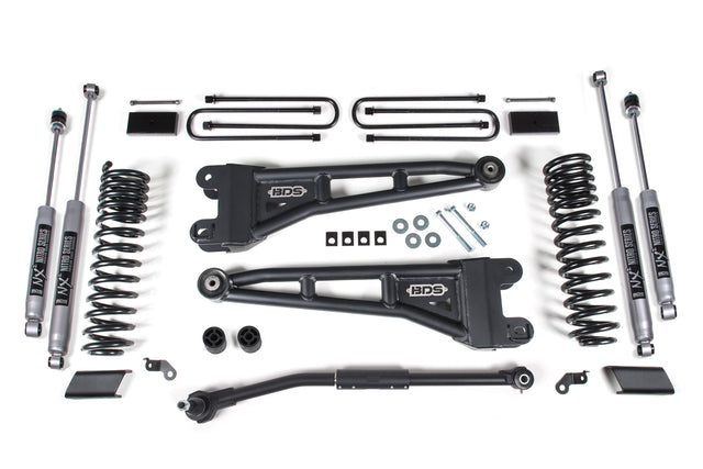 3 Inch Lift Kit W/ Radius Arm - Ford F250/F350 Super Duty (20-22) 4WD - Diesel BDS Suspension Suspension Lift Kit  AXOPROS