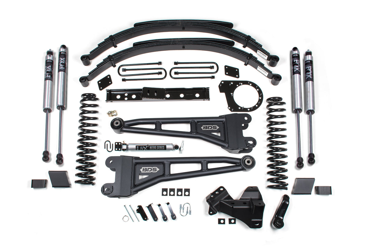 7 Inch Lift Kit W/ Radius Arm - Ford F250/F350 Super Duty (20-22) 4WD - Diesel BDS Suspension Suspension Lift Kit  AXOPROS