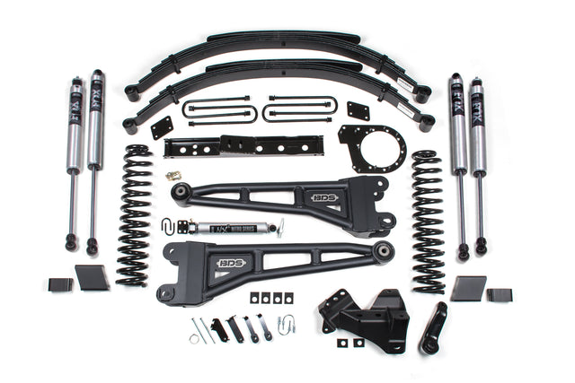 7 Inch Lift Kit W/ Radius Arm - Ford F250/F350 Super Duty (20-22) 4WD - Diesel BDS Suspension Suspension Lift Kit  AXOPROS