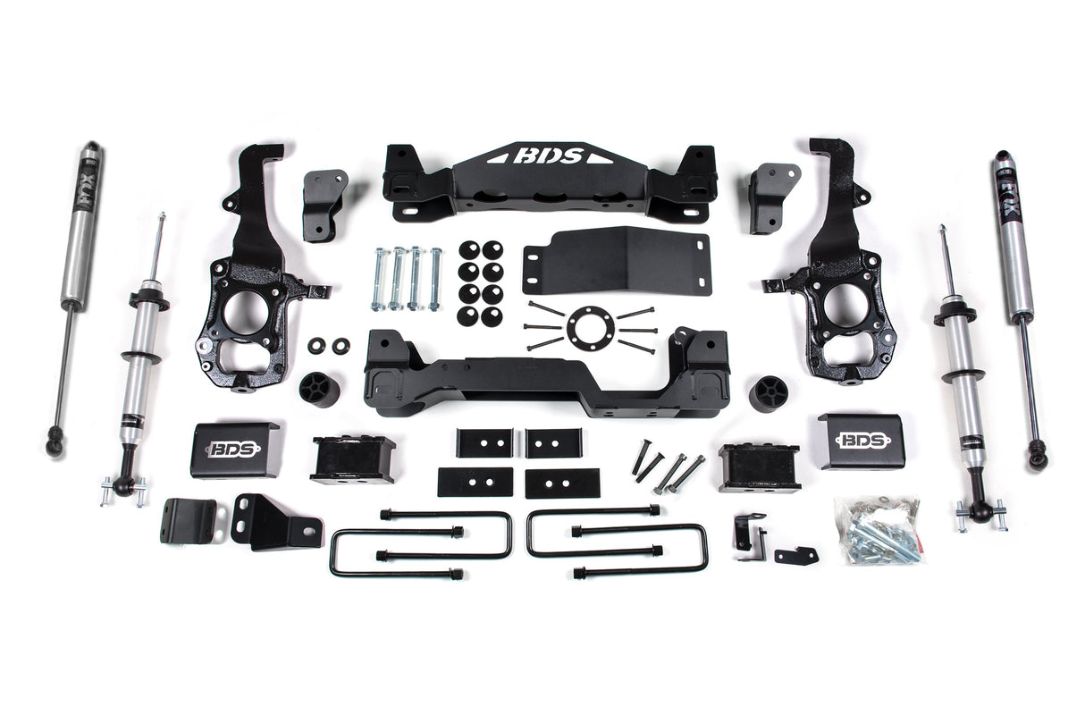 4 Inch Lift Kit - FOX 2.0 Strut - Ford F150 (21-24) 4WD BDS Suspension Suspension Lift Kit  AXOPROS