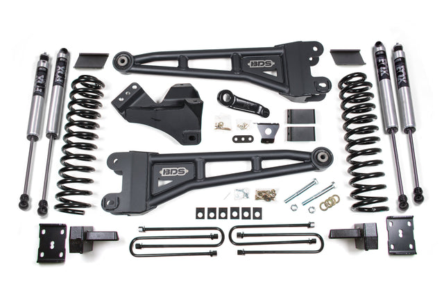 4 Inch Lift Kit W/ Radius Arm - Ford F250/F350 Super Duty (11-16) 4WD - Gas BDS Suspension Suspension Lift Kit  AXOPROS