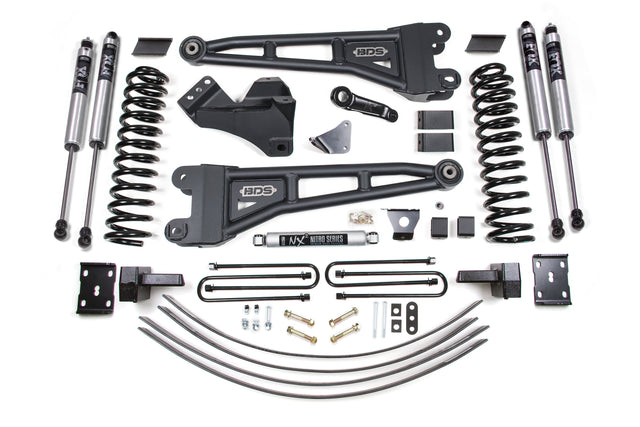 6 Inch Lift Kit W/ Radius Arm - Ford F250/F350 Super Duty (05-07) 4WD - Gas BDS Suspension Suspension Lift Kit  AXOPROS