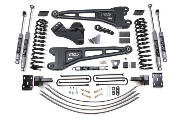 6 Inch Lift Kit W/ Radius Arm - Ford F250/F350 Super Duty (05-07) 4WD - Gas BDS Suspension Suspension Lift Kit  AXOPROS