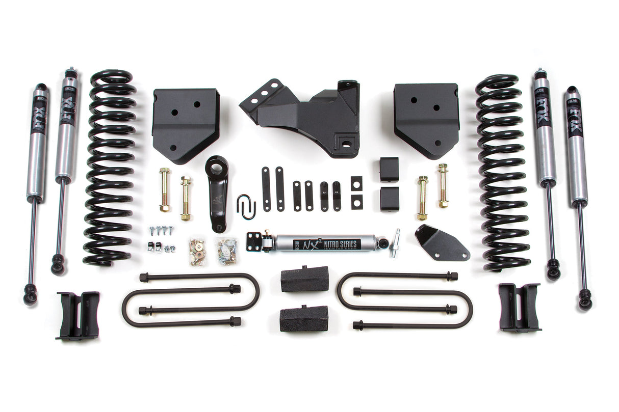 4 Inch Lift Kit - Ford F250/F350 Super Duty (08-10) 4WD - Gas BDS Suspension Suspension Lift Kit  AXOPROS