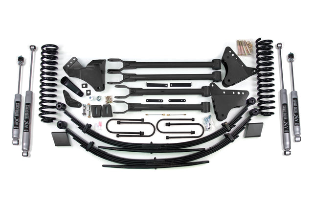 8 Inch Lift Kit W/ 4-Link - Ford F250/F350 Super Duty (08-10) 4WD - Gas BDS Suspension Suspension Lift Kit  AXOPROS