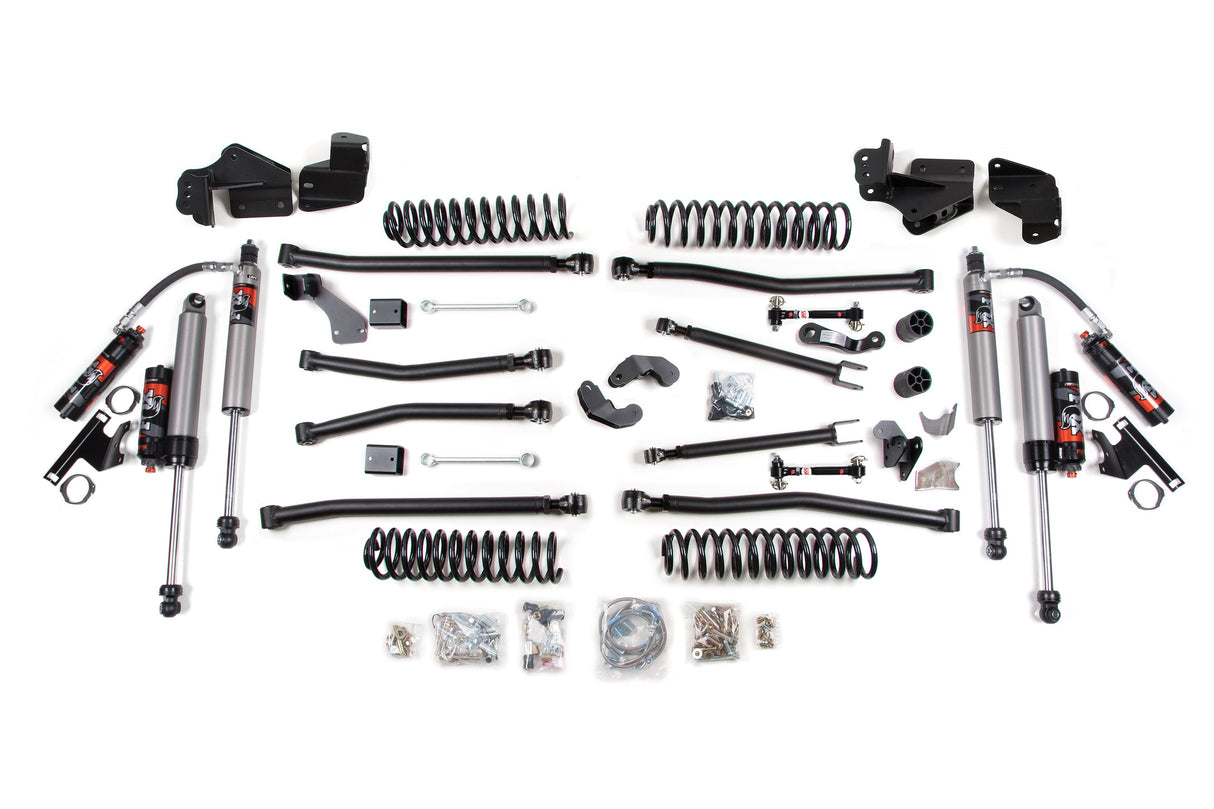 4.5 Inch Lift Kit - Long Arm - Jeep Wrangler JK (07-18) 4-Door BDS Suspension Suspension Lift Kit  AXOPROS