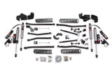 4.5 Inch Lift Kit - Long Arm - Jeep Wrangler JK (07-18) 4-Door BDS Suspension Suspension Lift Kit  AXOPROS