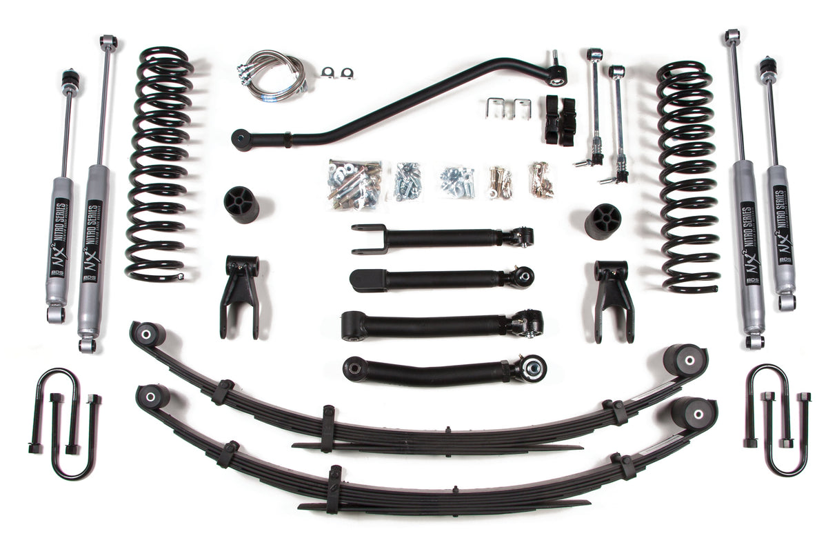 4.5 Inch Lift Kit - Jeep Cherokee XJ (84-01) BDS Suspension Suspension Lift Kit  AXOPROS