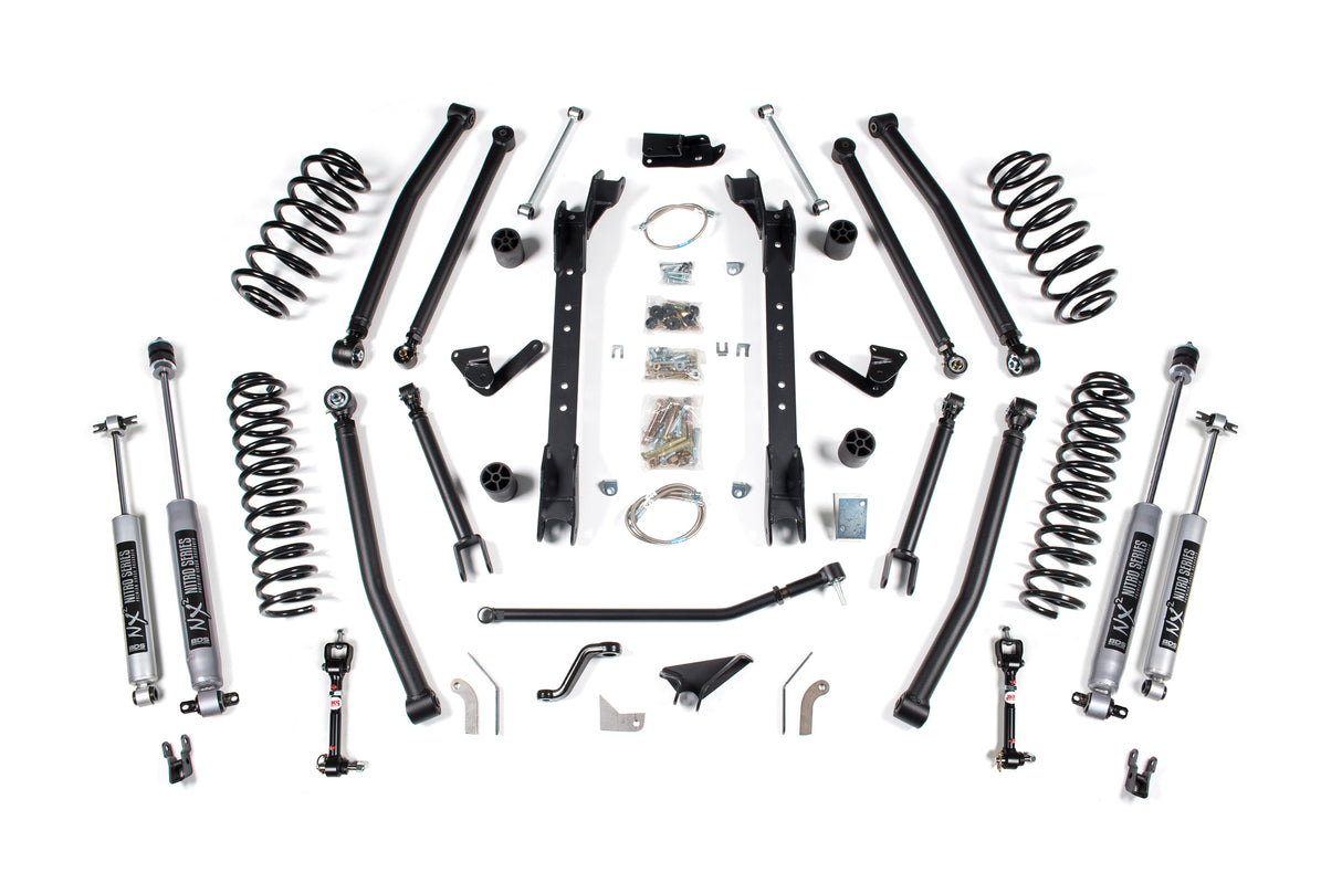 4.5 Inch Lift Kit - Long Arm Conversion - Jeep Wrangler TJ (97-06) BDS Suspension Suspension Lift Kit  AXOPROS