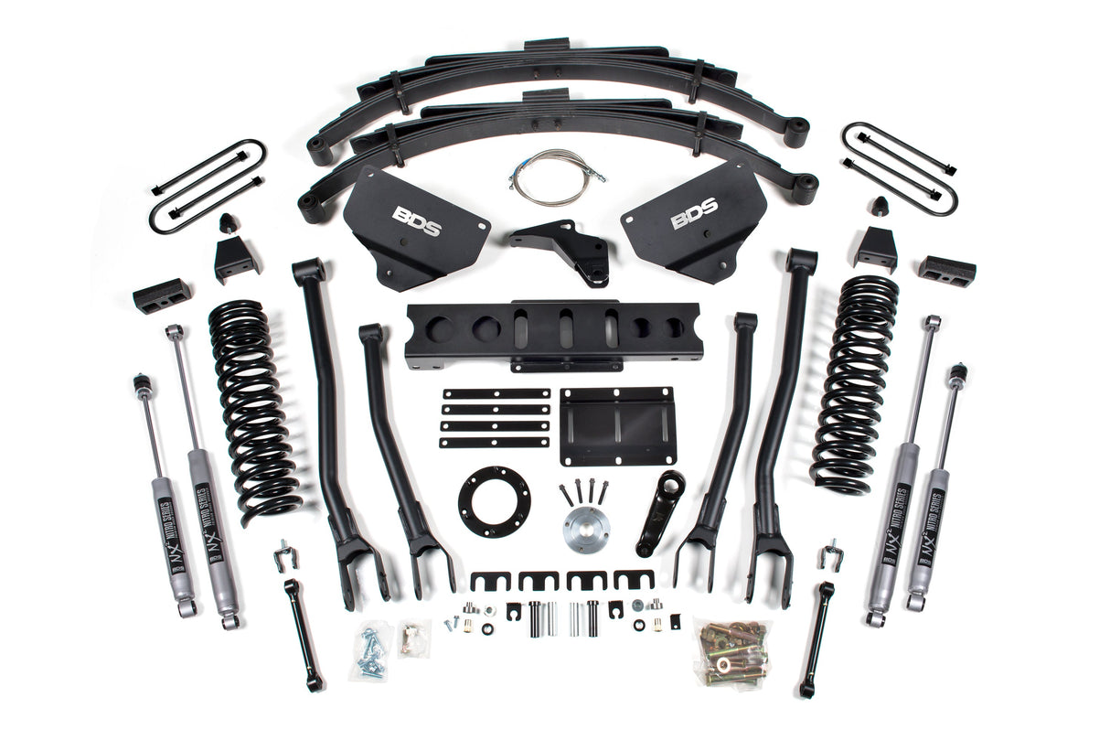 8 Inch Lift Kit W/ 4-Link - Ram 3500 (13-18) 4WD - Diesel BDS Suspension Suspension Lift Kit  AXOPROS