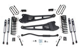 3 Inch Lift Kit W/ Radius Arm - Ram 3500 (13-18) 4WD - Diesel BDS Suspension Suspension Lift Kit  AXOPROS