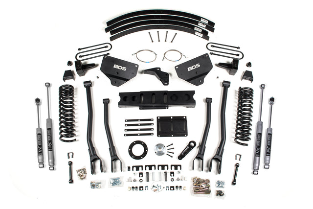 8 Inch Lift Kit W/ 4-Link - Ram 3500 (13-18) 4WD - Diesel BDS Suspension Suspension Lift Kit  AXOPROS