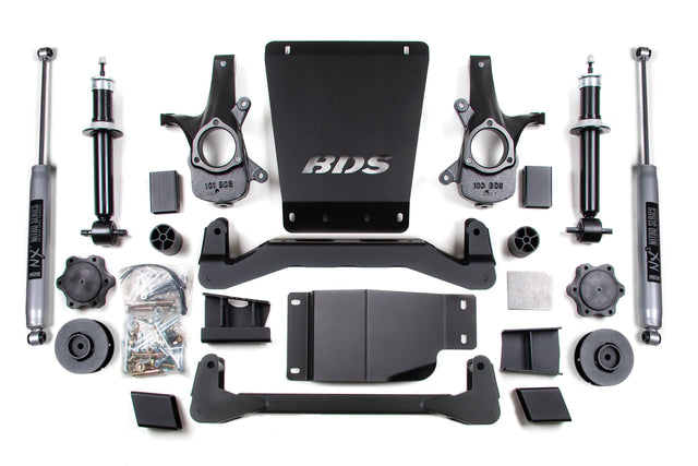 4 Inch Lift Kit - Chevy/GMC Avalanche- Surburban- Tahoe- Or Yukon 1500 (07-14) 4WD BDS Suspension Suspension Lift Kit  AXOPROS