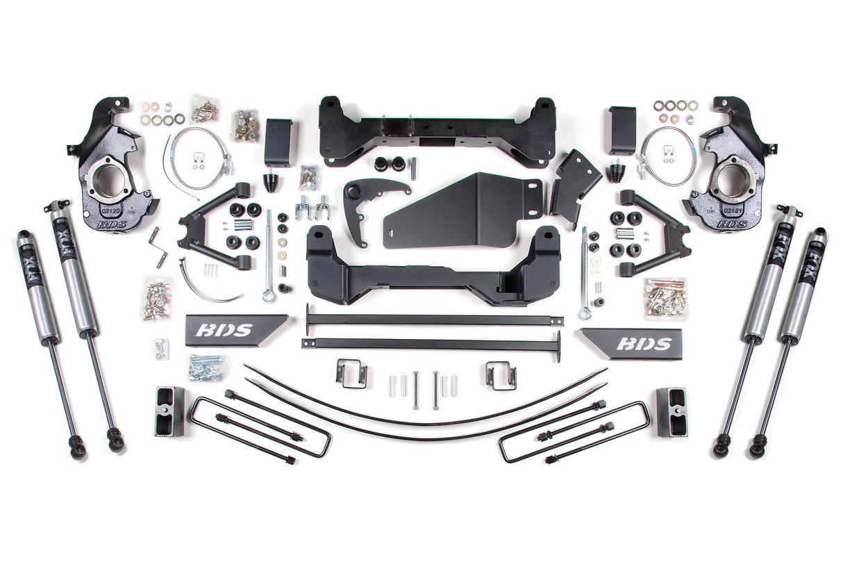 6 Inch Lift Kit - Chevy/GMC 1500/2500 6 Lug (88-98) 4WD BDS Suspension Suspension Lift Kit  AXOPROS