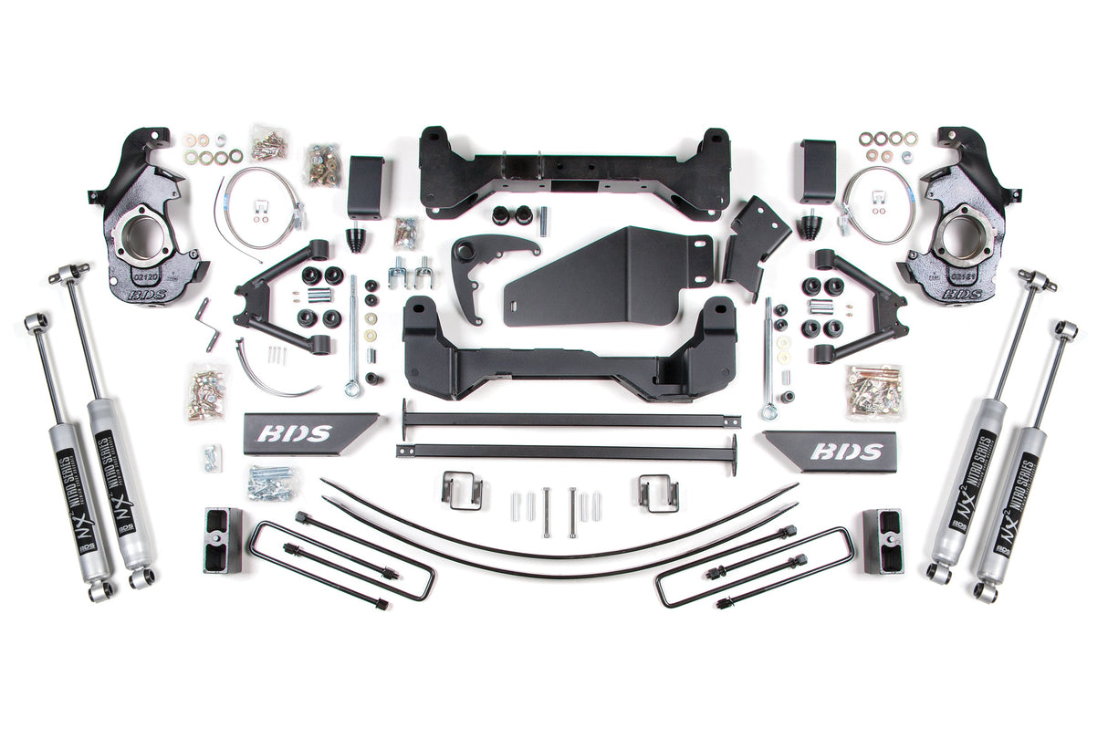 6 Inch Lift Kit - Chevy/GMC 1500/2500 6 Lug (88-98) 4WD BDS Suspension Suspension Lift Kit  AXOPROS