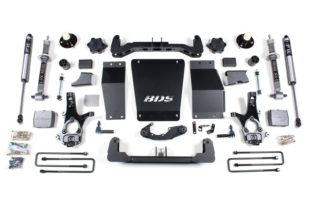 6 Inch Lift Kit - Chevy Silverado Or GMC Sierra 1500 (14-18) 4WD BDS Suspension Suspension Lift Kit  AXOPROS