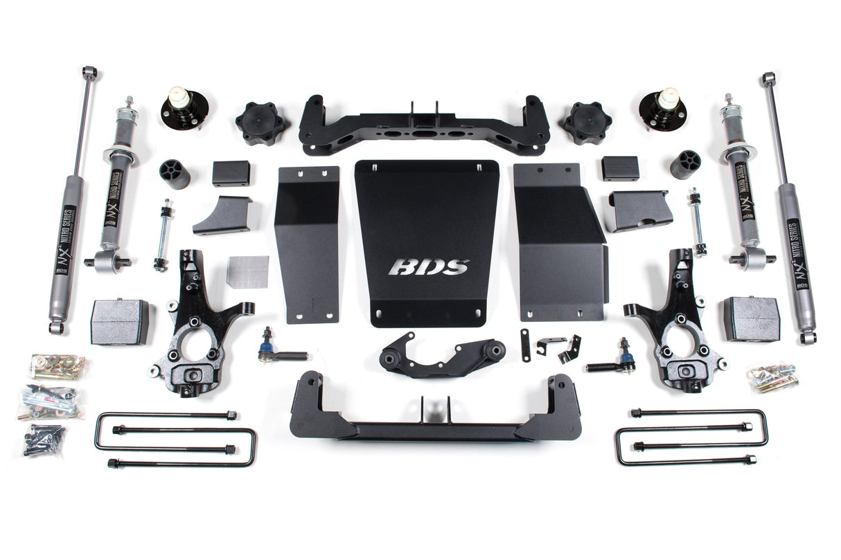 6 Inch Lift Kit - Chevy Silverado Or GMC Sierra 1500 (14-18) 4WD BDS Suspension Suspension Lift Kit  AXOPROS