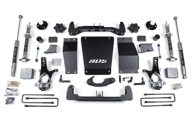 6 Inch Lift Kit - Chevy Silverado Or GMC Sierra 1500 (14-18) 4WD BDS Suspension Suspension Lift Kit  AXOPROS