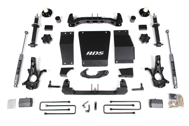 4 Inch Lift Kit - Chevy Silverado Or GMC Sierra 1500 (14-18) 4WD BDS Suspension Suspension Lift Kit  AXOPROS