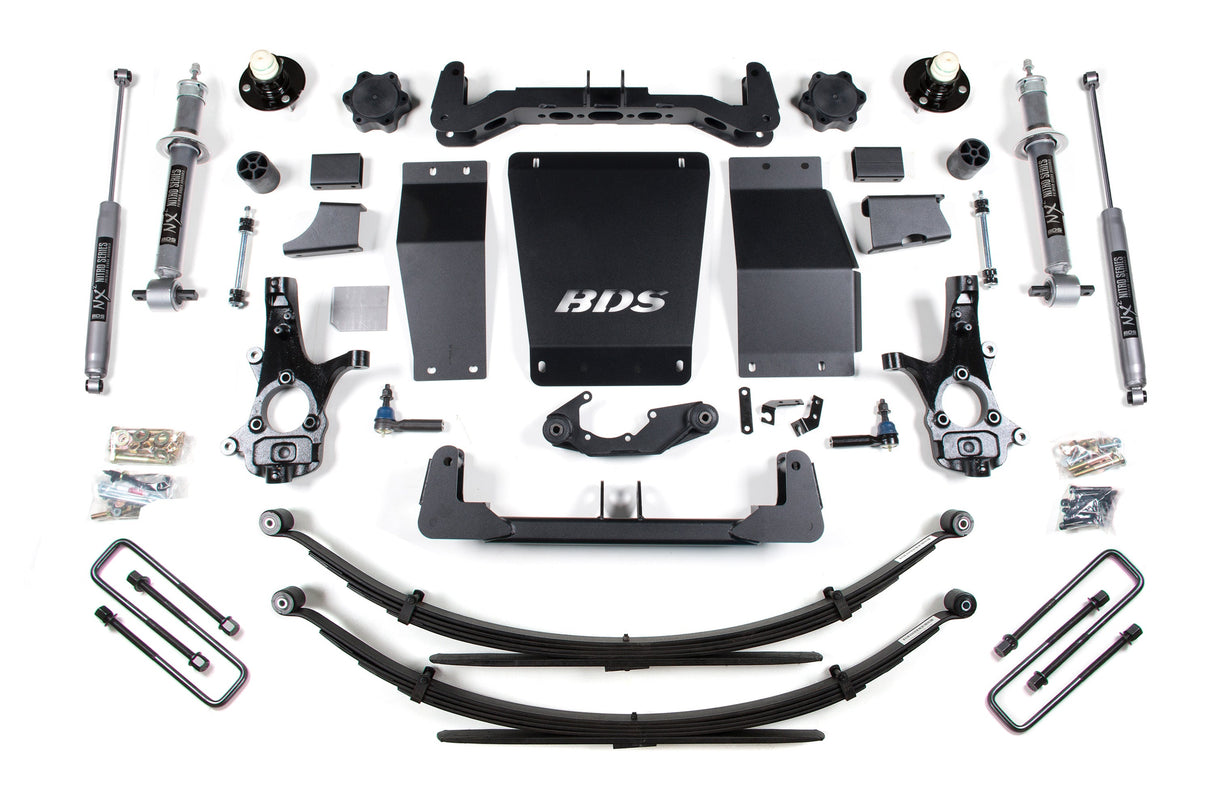 6 Inch Lift Kit - Chevy Silverado Or GMC Sierra 1500 (14-18) 4WD BDS Suspension Suspension Lift Kit  AXOPROS