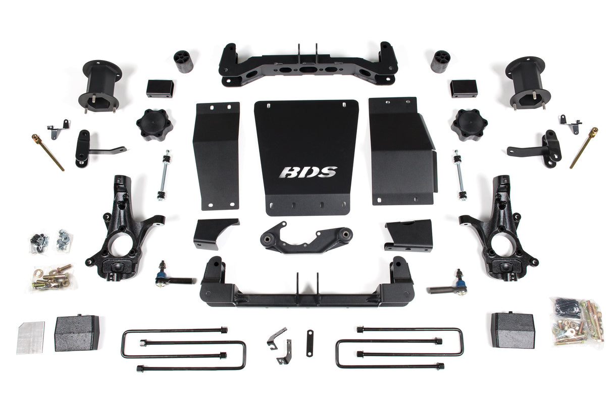 6 Inch Lift Kit - GMC Sierra 1500 (14-18) 4WD - Magneride Equipped BDS Suspension Suspension Lift Kit  AXOPROS