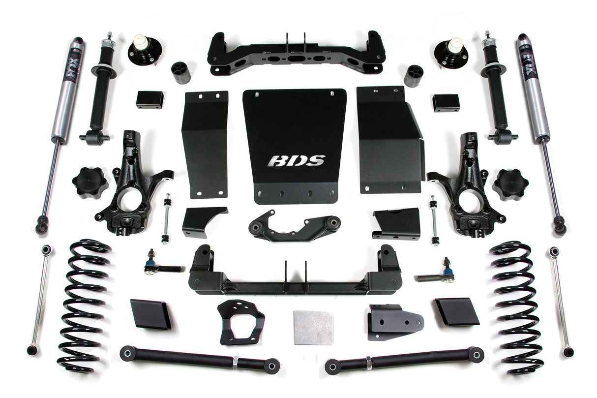 6 Inch Lift Kit - Chevy/GMC Suburban- Tahoe- Yukon/XL 1500 (15-19) 4WD BDS Suspension Suspension Lift Kit  AXOPROS