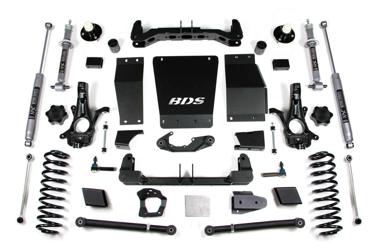 6 Inch Lift Kit - Chevy/GMC Suburban- Tahoe- Yukon/XL 1500 (15-19) 4WD BDS Suspension Suspension Lift Kit  AXOPROS