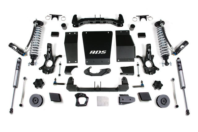 4 Inch Lift Kit - FOX 2.5 Coil-Over - Chevy/GMC Suburban- Tahoe- Yukon/XL 1500 (15-19) 4WD BDS Suspension Suspension Lift Kit  AXOPROS