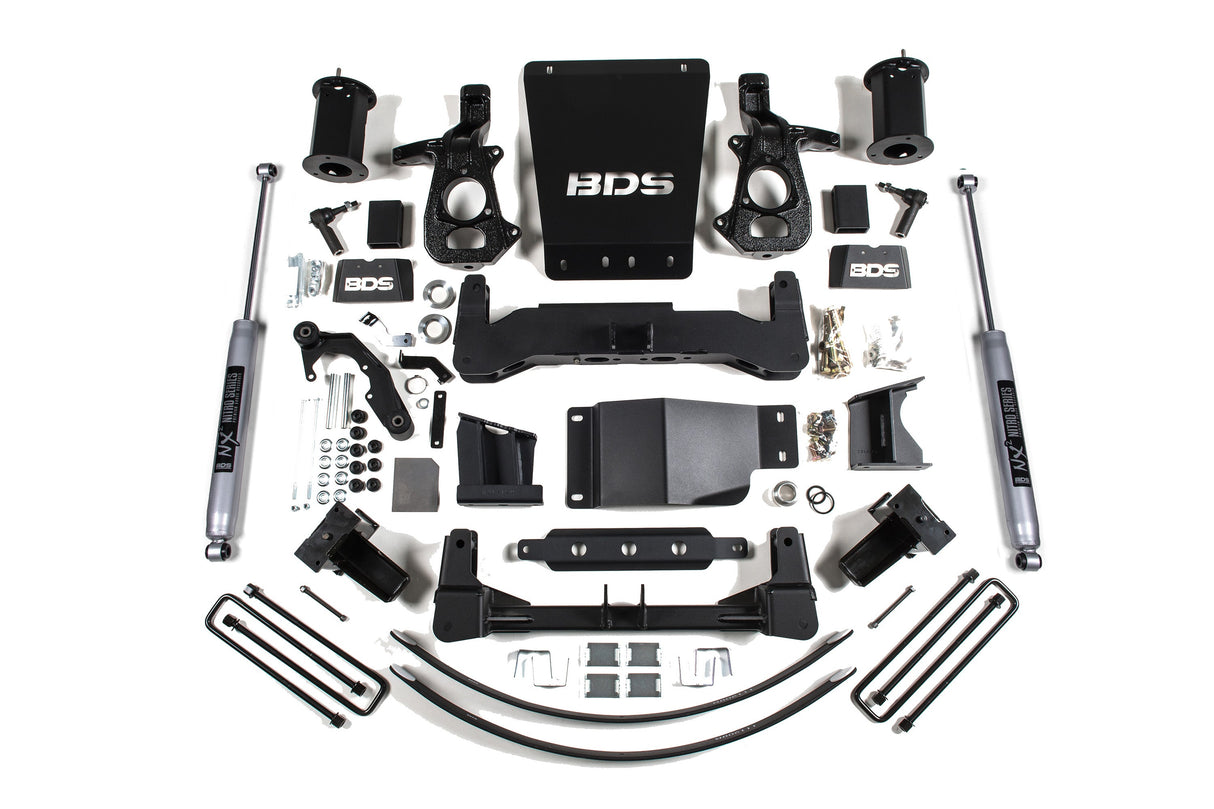 8 Inch Lift Kit - Chevy Silverado Or GMC Sierra 1500 (14-18) 4WD BDS Suspension Suspension Lift Kit  AXOPROS
