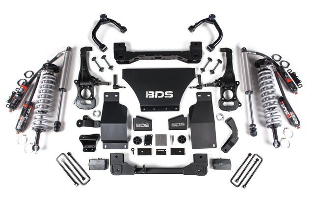 4 Inch Lift Kit - FOX 2.5 Performance Elite Coil-Over - Chevy Silverado Or GMC Sierra 1500 (19-24) 4WD - Gas BDS Suspension Suspension Lift Kit  AXOPROS