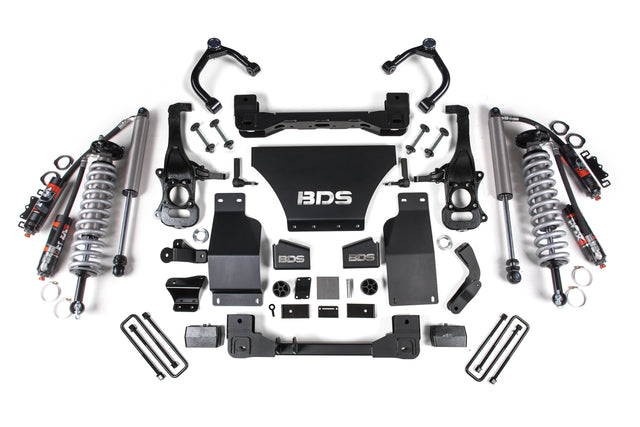 6 Inch Lift Kit - FOX 2.5 Performance Elite Coil-Over - Chevy Silverado Or GMC Sierra 1500 (19-24) 4WD - Gas BDS Suspension Suspension Lift Kit  AXOPROS