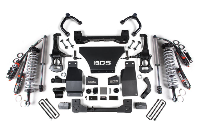 4 Inch Lift Kit - FOX 2.5 Performance Elite Coil-Over - Chevy Trail Boss Or GMC AT4 1500 (19-24) 4WD - Gas BDS Suspension Suspension Lift Kit  AXOPROS