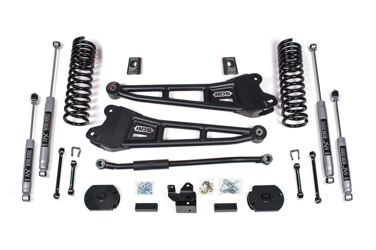 3 Inch Lift Kit W/ Radius Arm - Ram 2500 (19-24) 4WD - Diesel BDS Suspension Suspension Lift Kit  AXOPROS