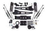 4 Inch Lift Kit W/ Radius Arm - Ram 2500 W/ Rear Air Ride (19-24) 4WD - Gas BDS Suspension Suspension Lift Kit  AXOPROS