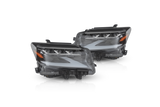 Attica LED Projector Headlight W-Sequential Turn Signal Attica 4x4 Headlight Set  AXOPROS