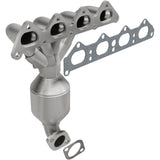California Manifold Catalytic Converter MagnaFlow Exhaust Products Catalytic Converter with Integrated Exhaust Manifold  AXOPROS